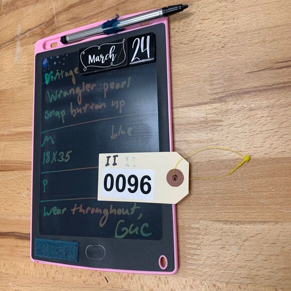 Vintage Wrangler Shirt Mens 18 Pearl Snap Button Arizona Cowboy College *READ - Picture 10 of 11